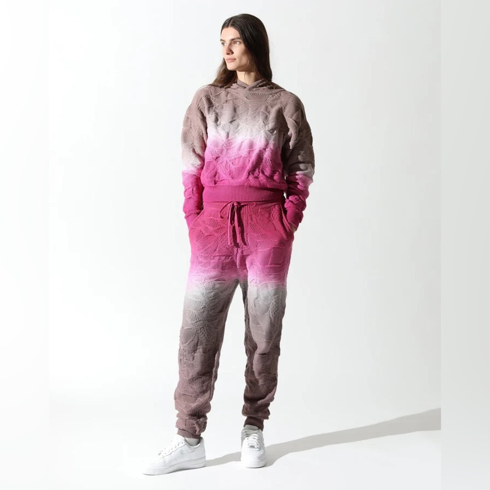 Twenty Montreal Crossover Netting Sweater Dip Dye Hoodie Size S - Picture 7 of 8